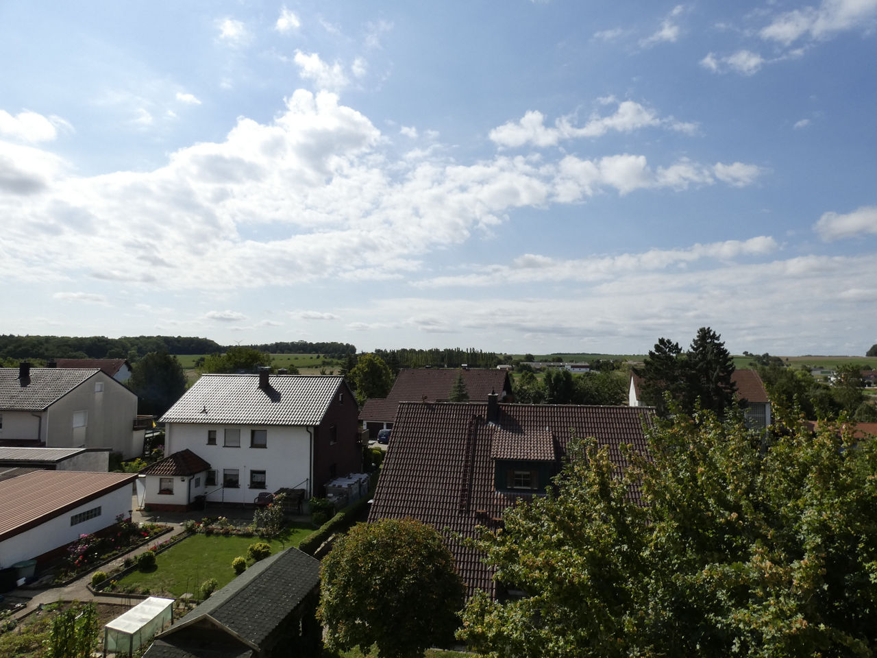 Blick vom Balkon