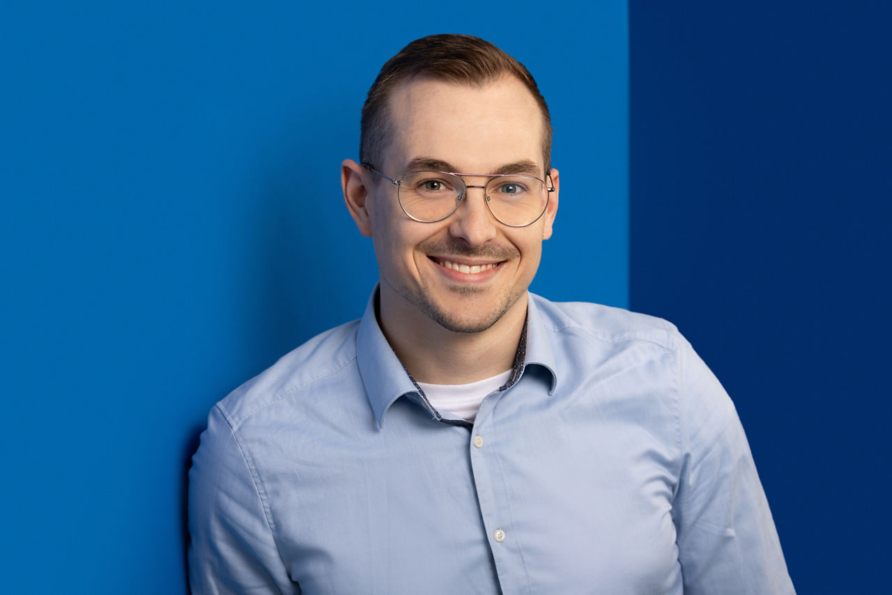 Servicemitarbeiter Daniel Blum