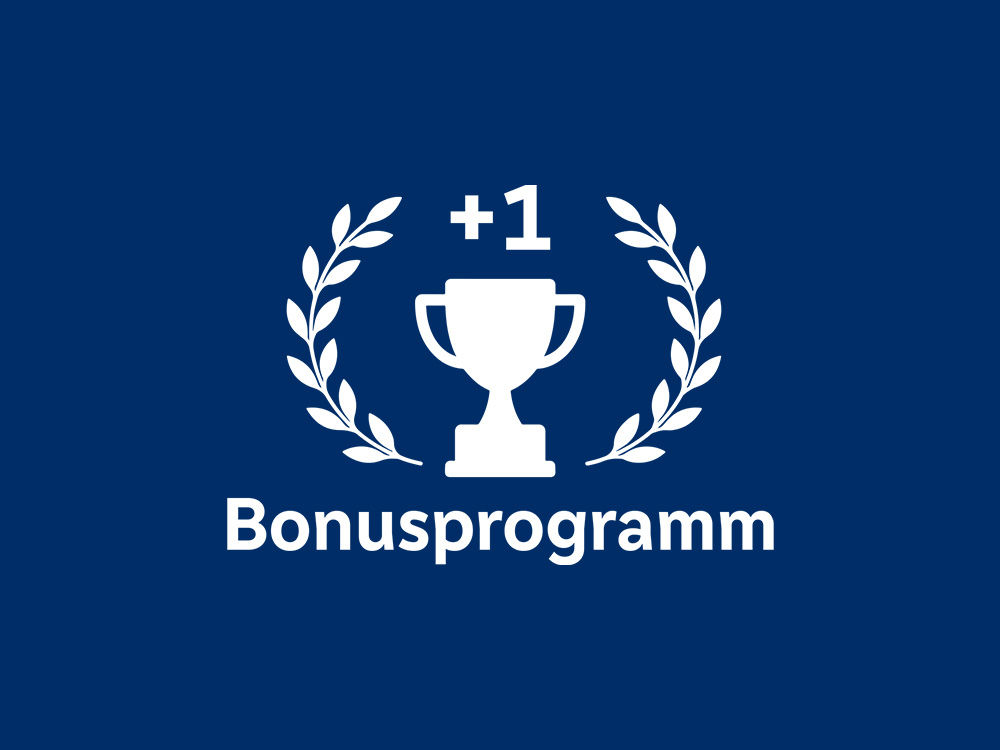 Bonusprogramm-Icon, ein Pokal im Lorbeerkranz