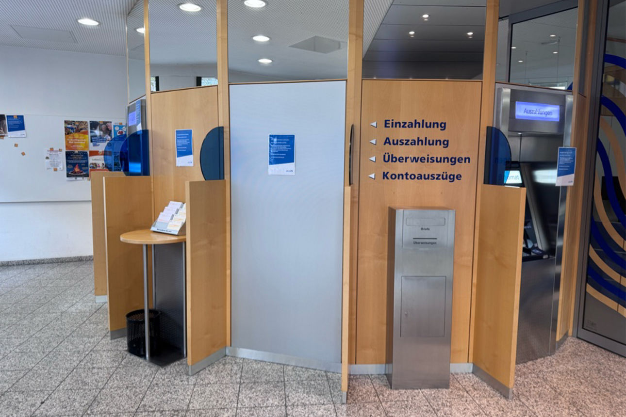 Briefkasten der Filiale in Bad Sassendorf