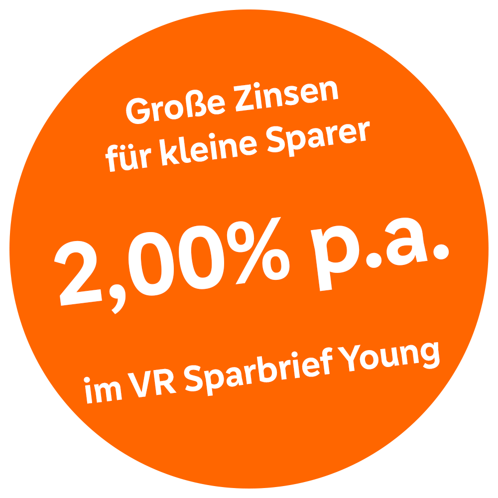 Der Sparbrief Young zum Weltspartag mit 2,00% Zinsen p.a.