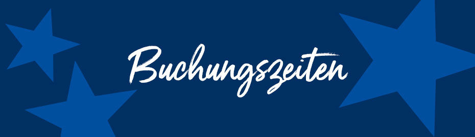 Buchungszeiten
