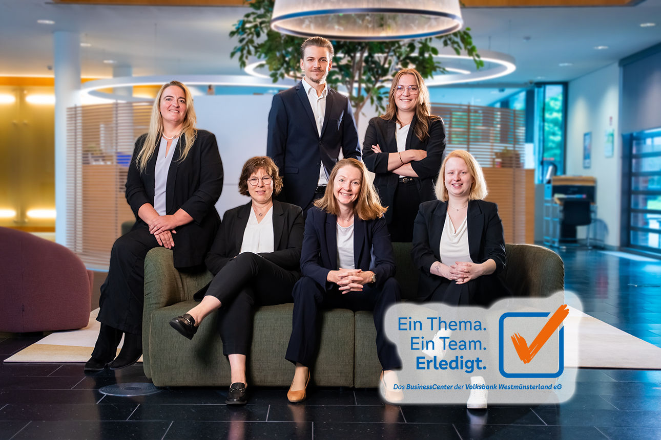 Gruppenbild des BusinessCenter-Teams