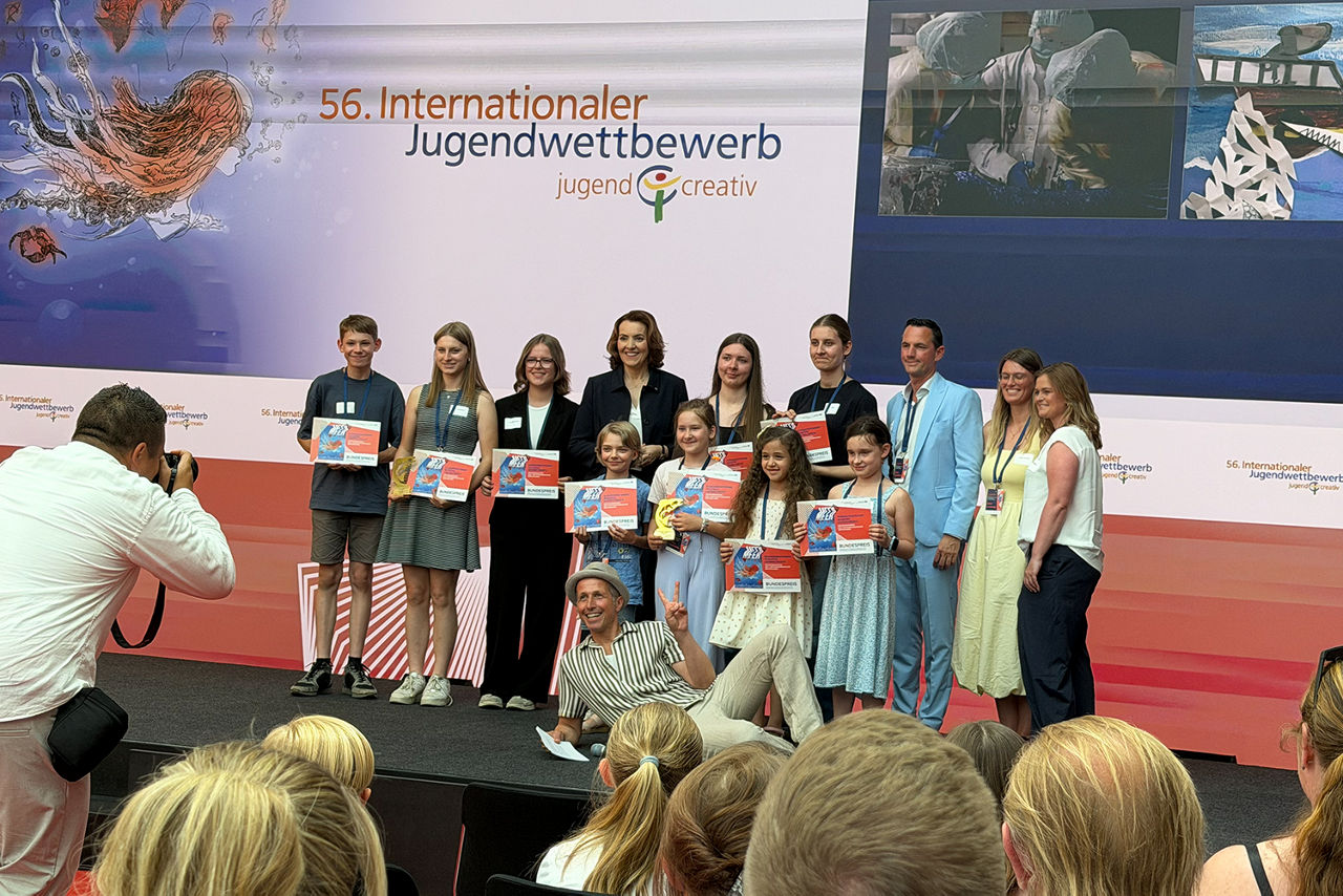 Gruppenbild Bundespreisübergabge in Berlin
