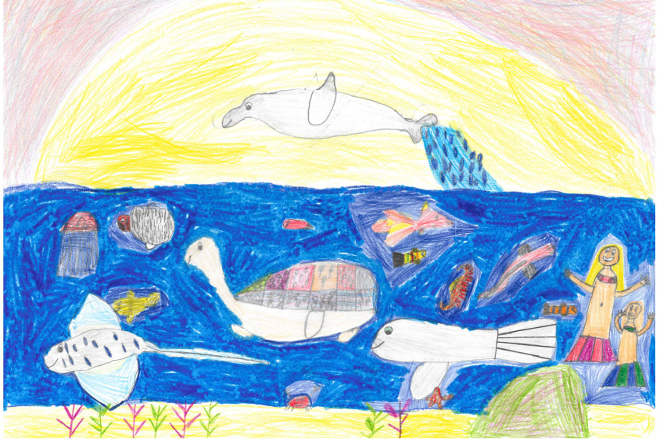 Bunte Unterwasserwelt der Tiere_Tilda Wehofsky_1-2 Kl