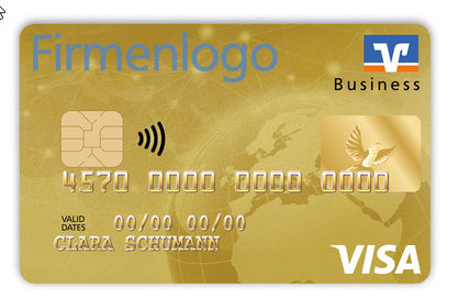 Kartenabbildung der BusinessCard Gold als VISA