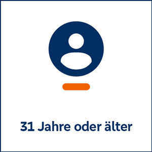 Kachel "31 Jahre oder älter" - VR Bank Main-Kinzig-Büdingen