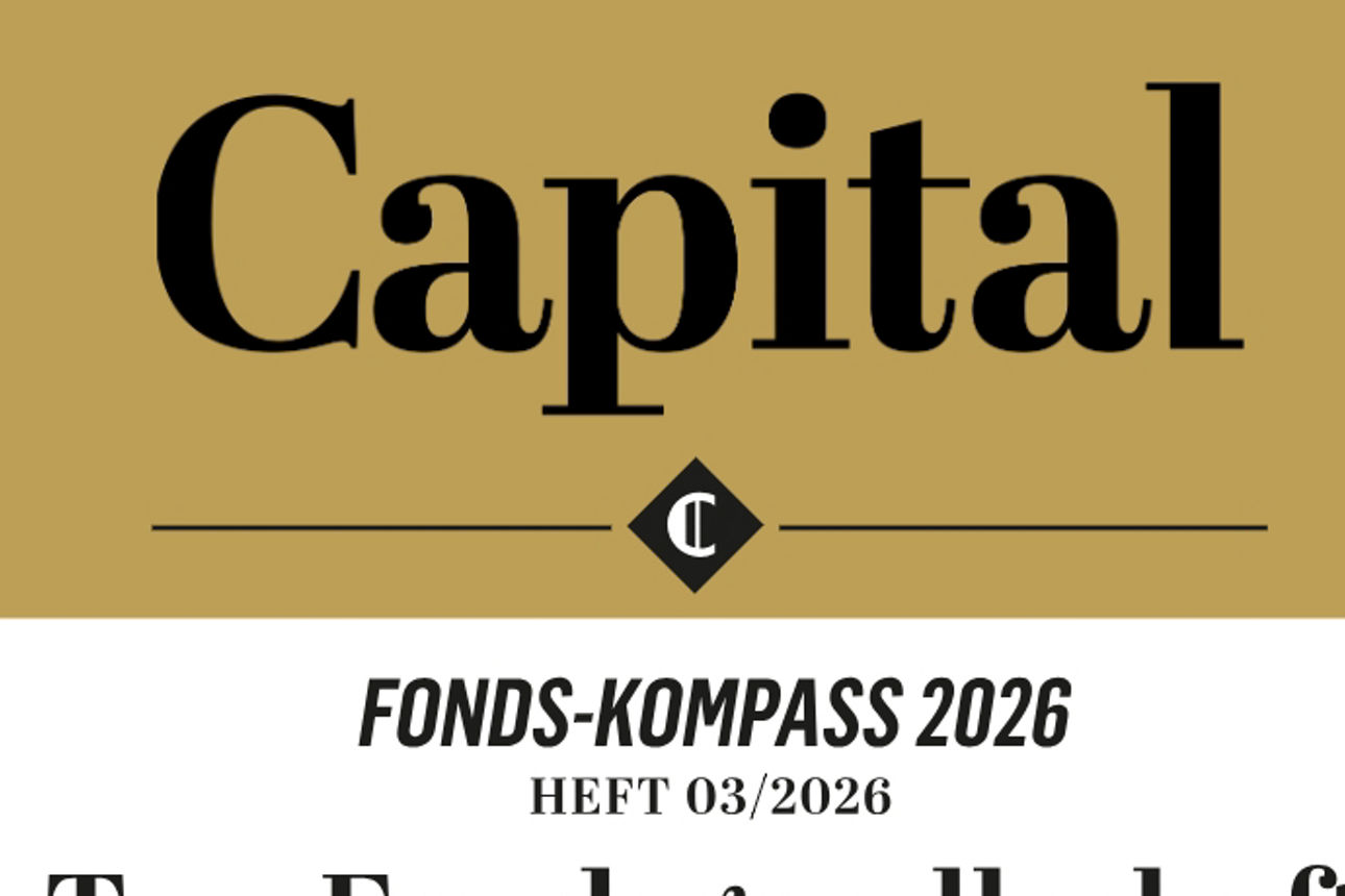 Capital-Auszeichnung „Top-Fondsgesellschaft“ – Höchstnote für Union Investment