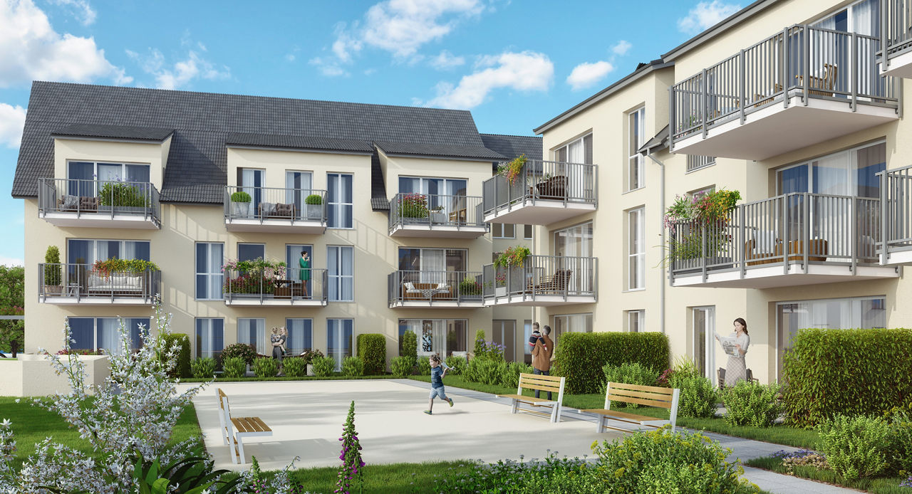 Illustration: Wohnquartier Centro in Speyer
