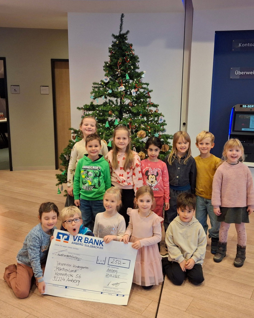 Christbaum in der Sebastianstraße