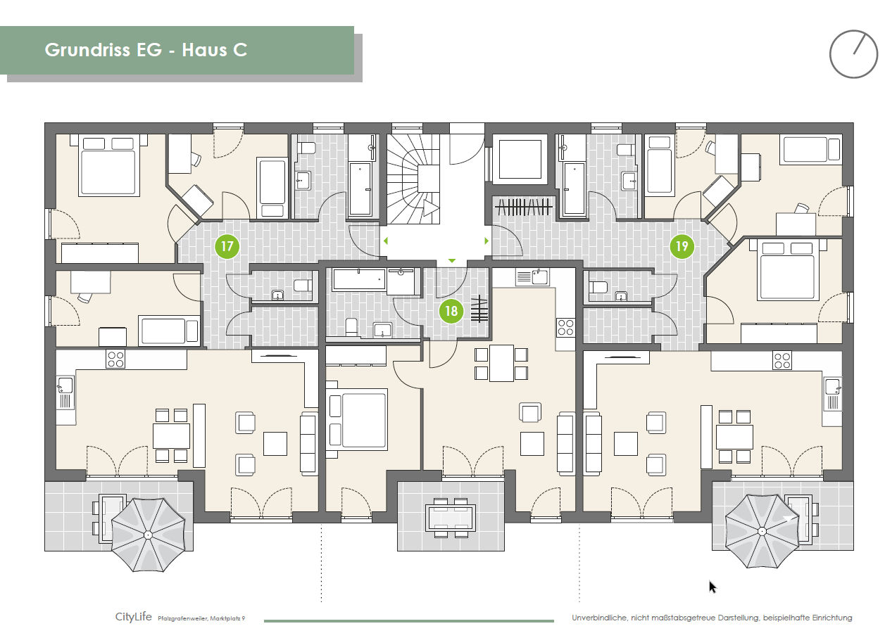 Neubau-Projekt CityLife Haus C Grundriss