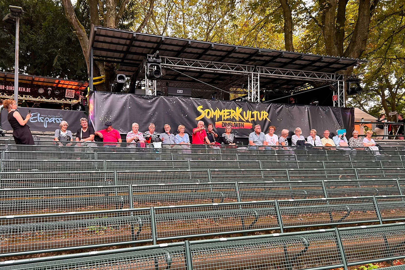 Teilnehmer Club 50plus Tour "Sommerkultur in Dinslaken"