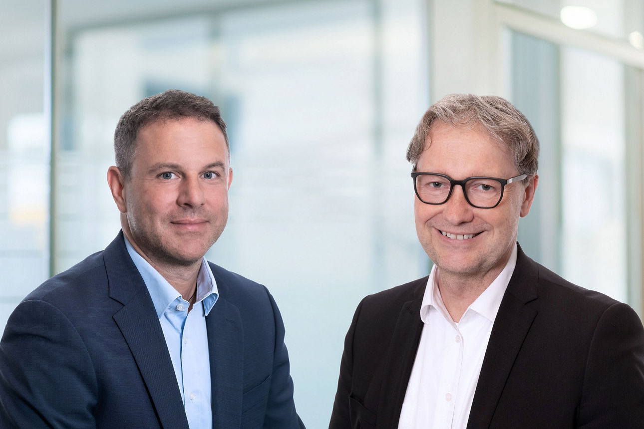 Unsere Regionalleiter Florian Bacher & Robert Marcks nebeneinander 