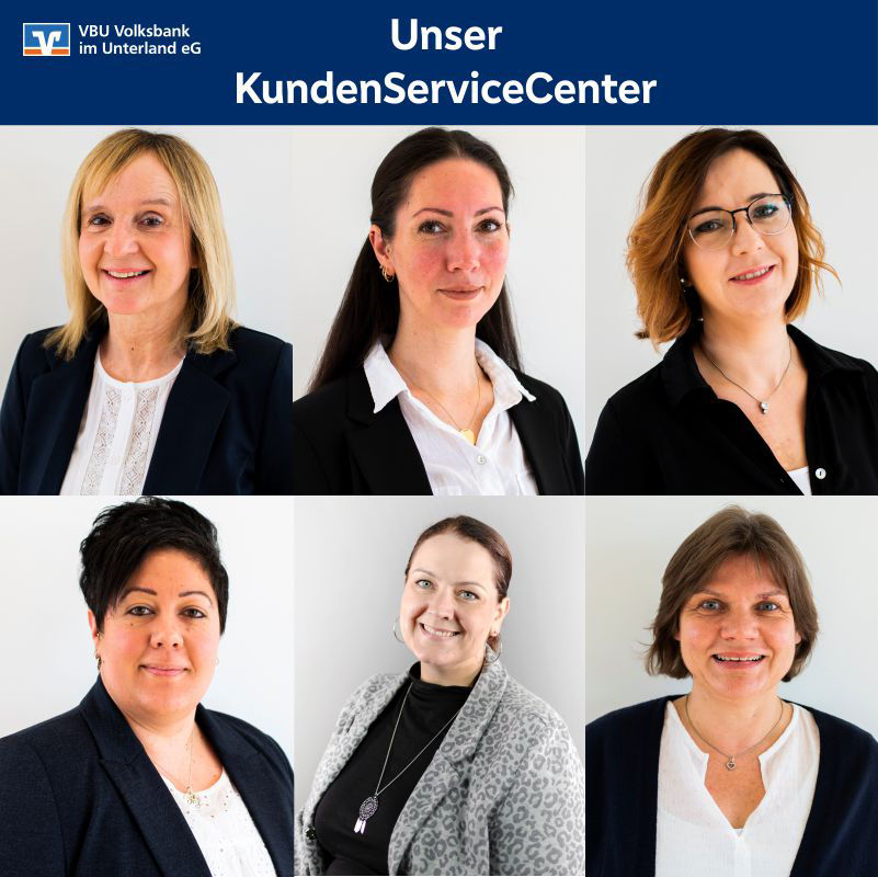 Das KundenServiceCenter-Team
