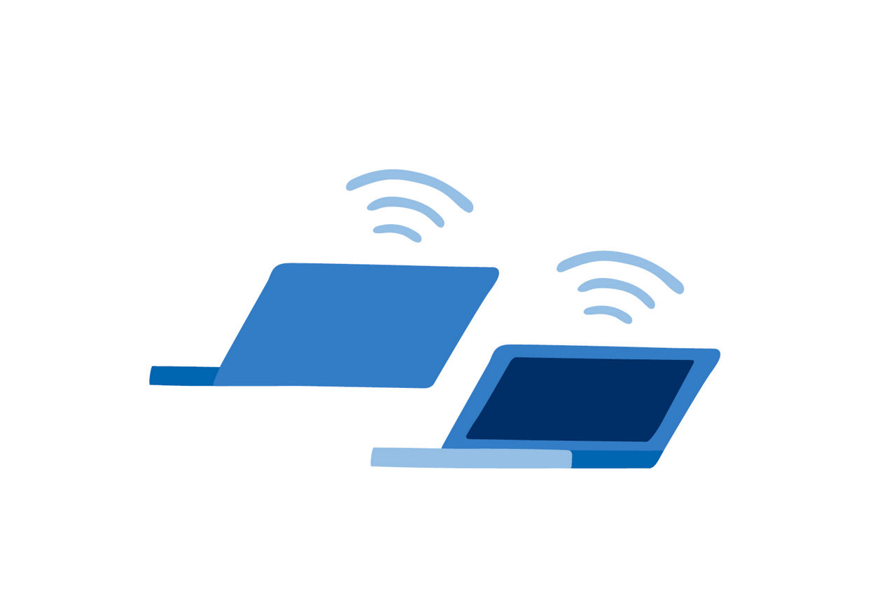 Illustration eines Computers