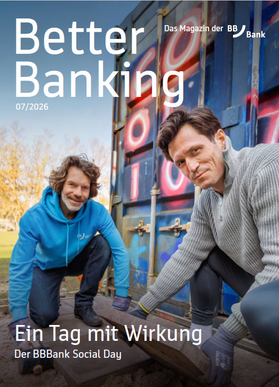 Titelseite Better Banking Magazin