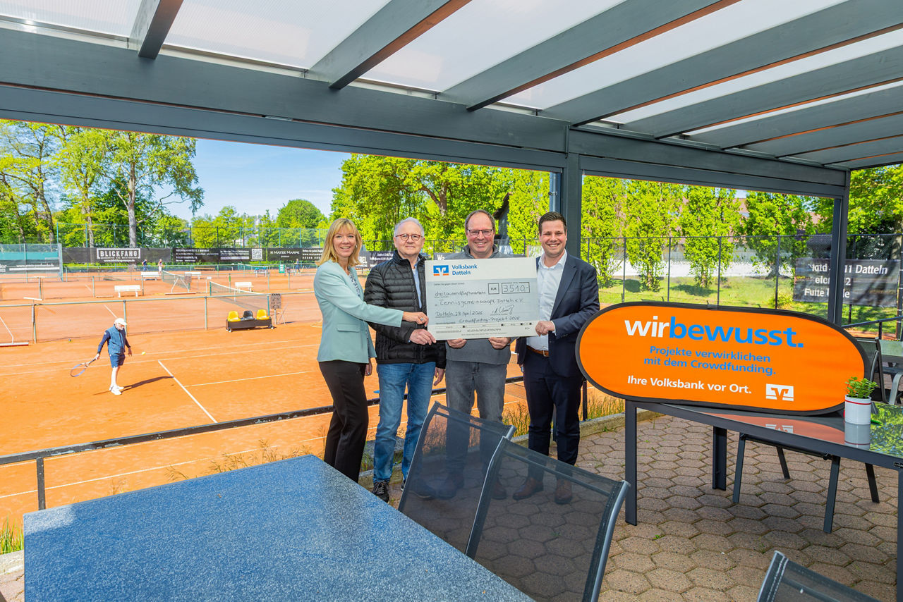 Claudia Pilz (Dortmunder Volksbank), Helmut Walter (Projektmanagement), Jörg Jehring