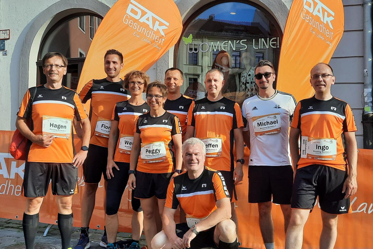 Gruppenbild DAK Firmenlauf Bautzen
