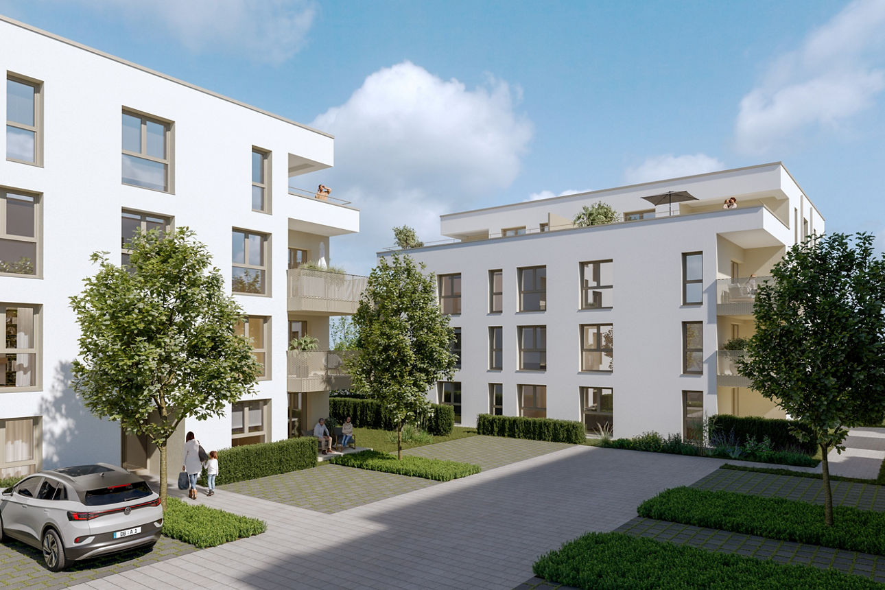 Luftbild Strandbad Quartier