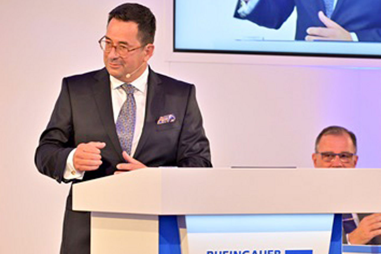 Unser Vorstandsvorsitzernder Andreas Zeiselmaier spricht auf der Vertreterversammlung 2024