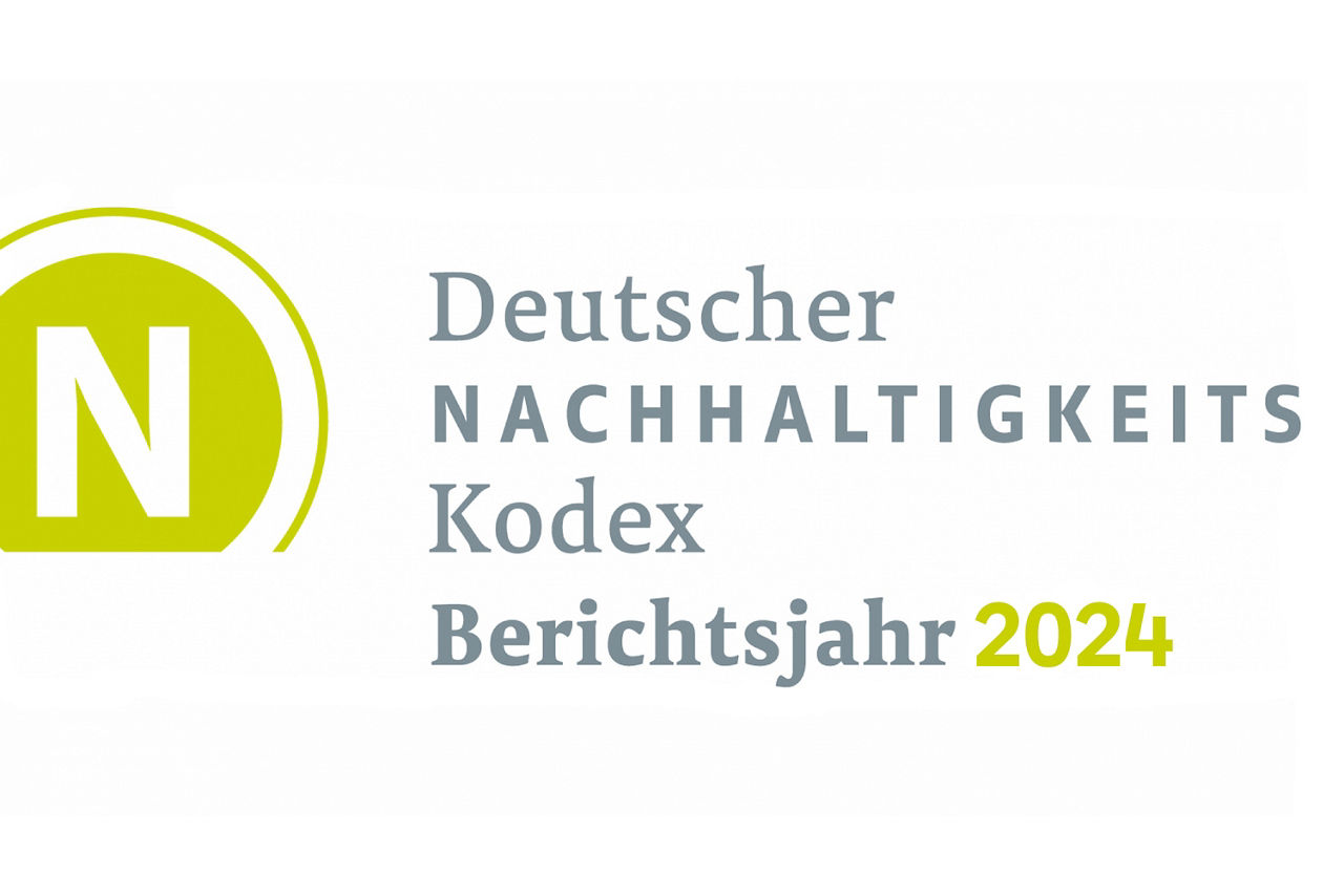 Logo des Deutschen Nachhaltigkeitskodex mit der Ergänzung des Berichtsjahres 2024