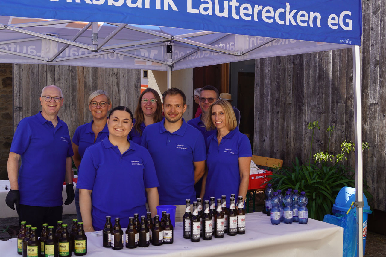 Das engagierte Team der Volksbank Lauterecken eG