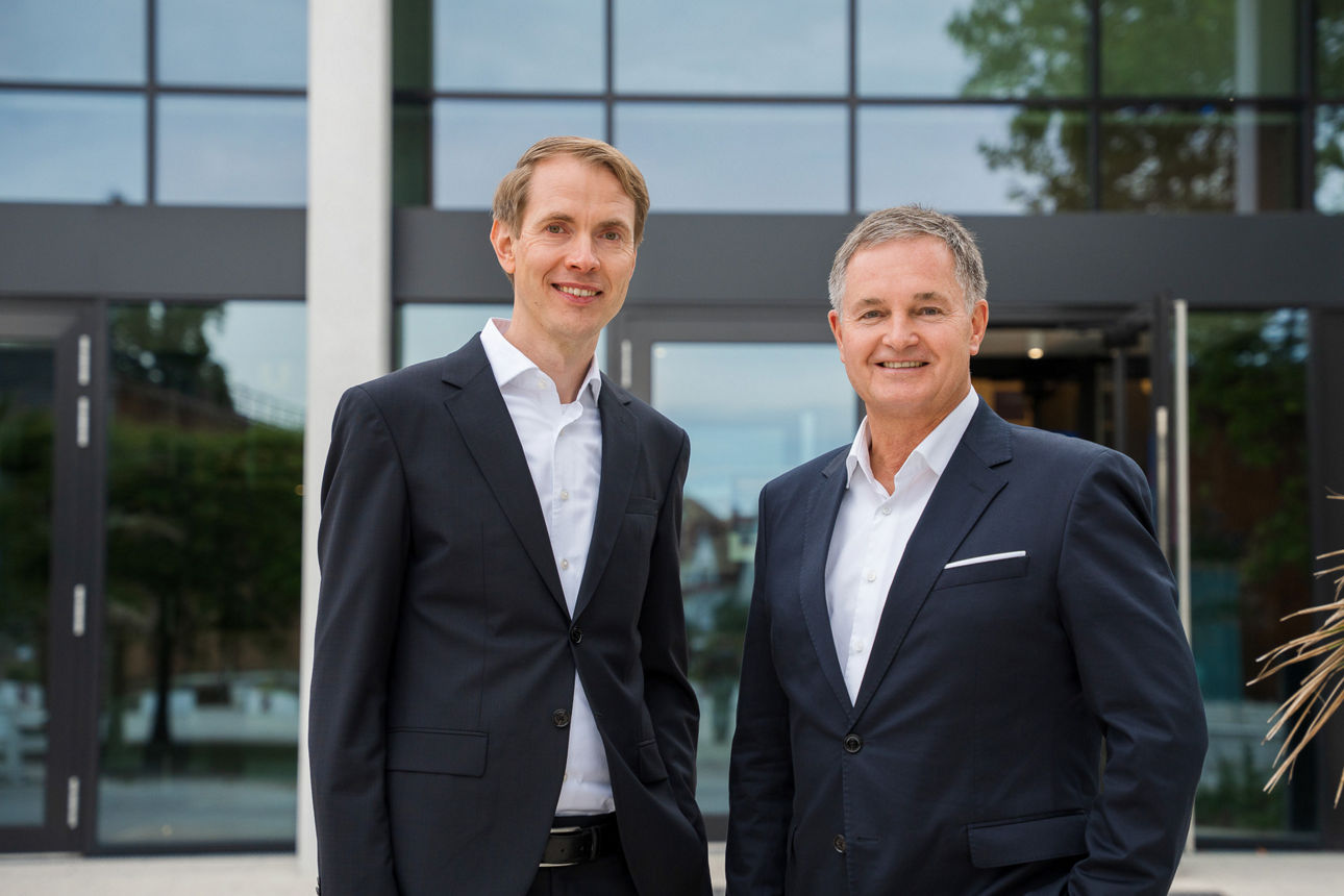 Die beiden Vorstände Matthias Smit (li.) und Matthias Kruse (re.)