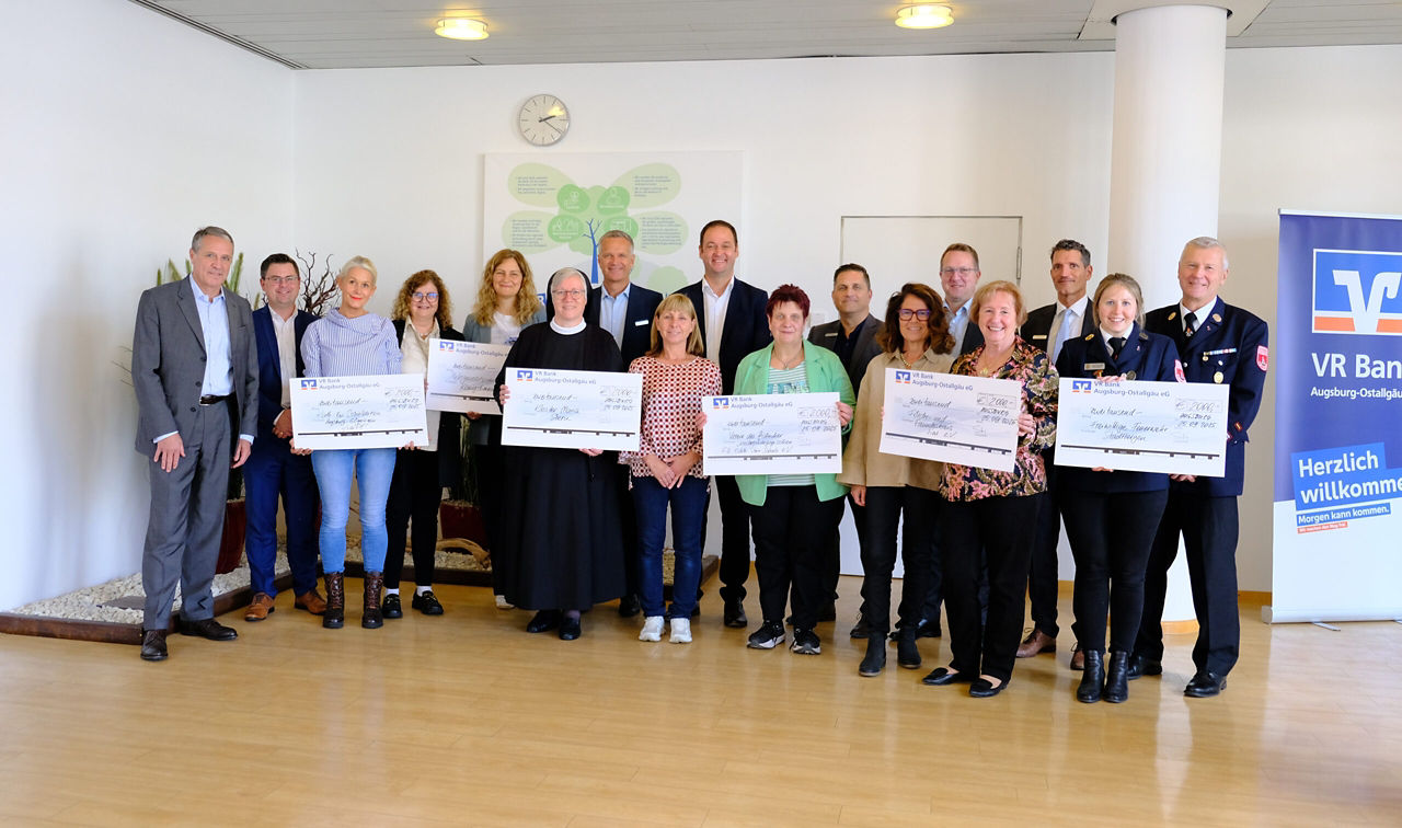 Stiftungsspende Gruppenfoto