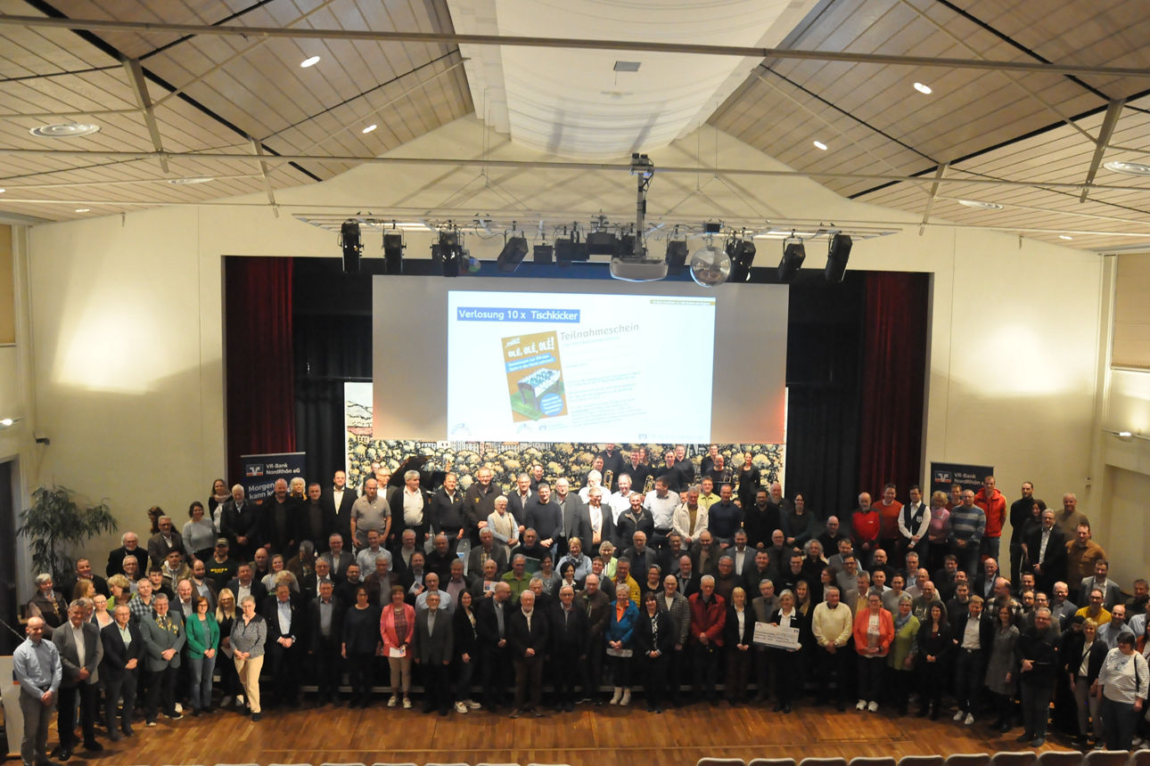 Blick auf die Vereinsvertreter im Kolpinghaus in Hünfeld