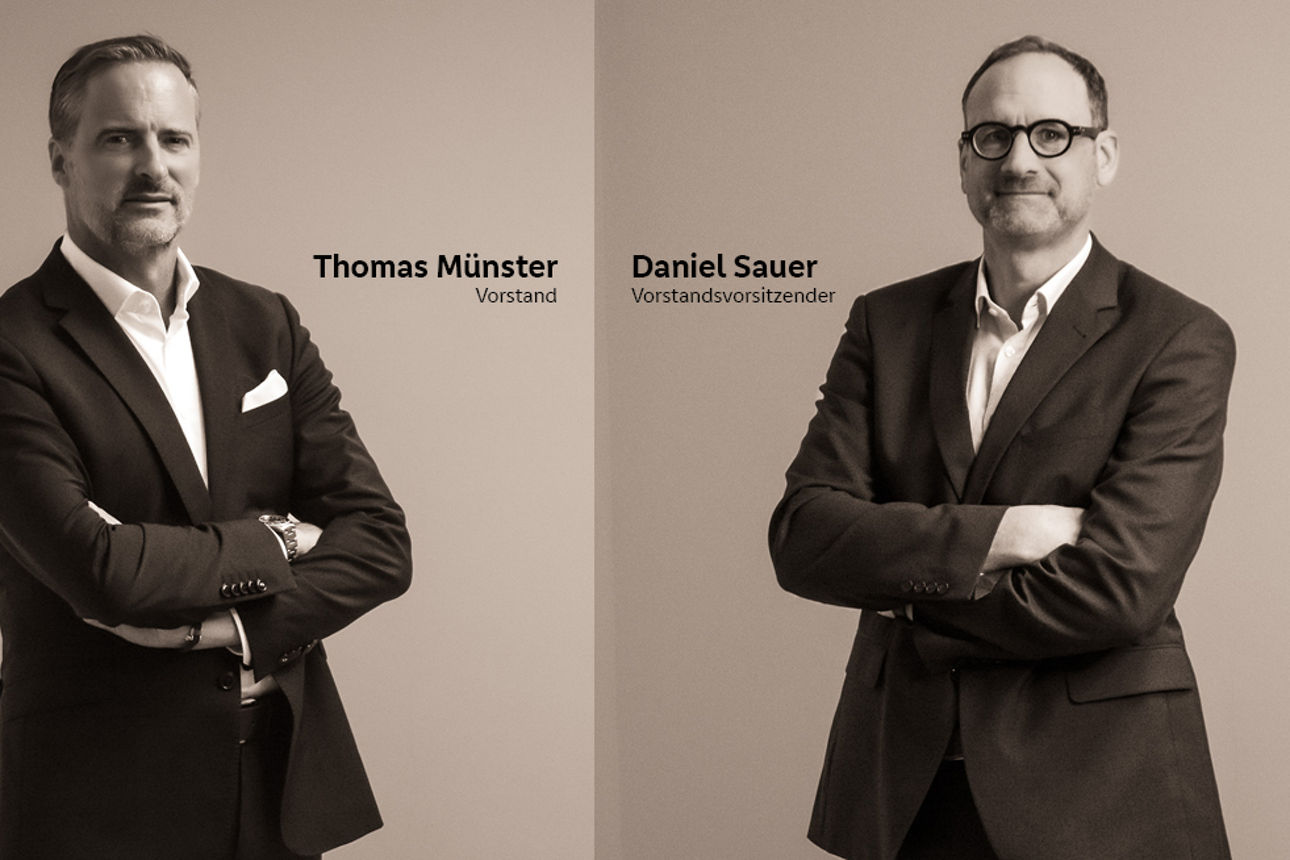 Vorstände Thomas Münster und Daniel Sauer