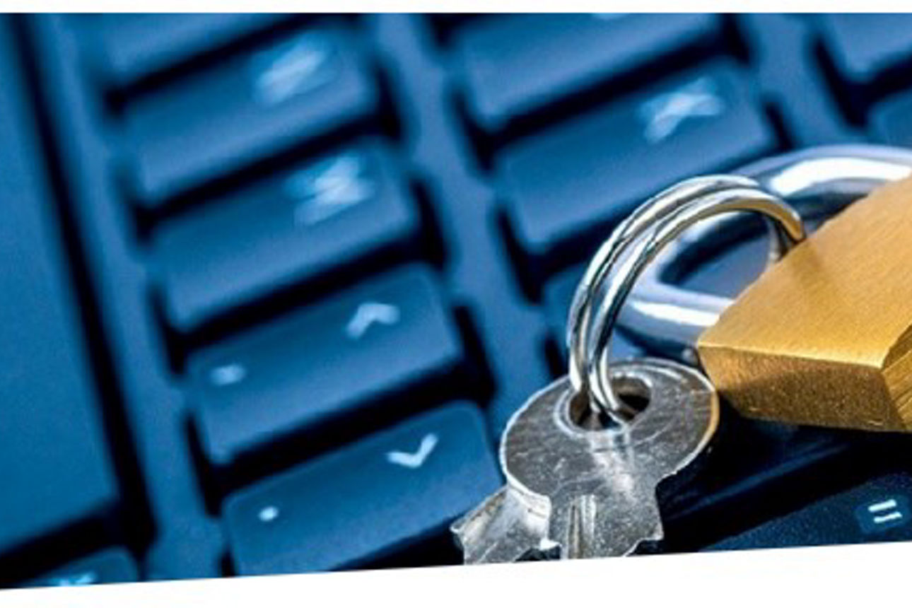 Schloss mit Tastatur