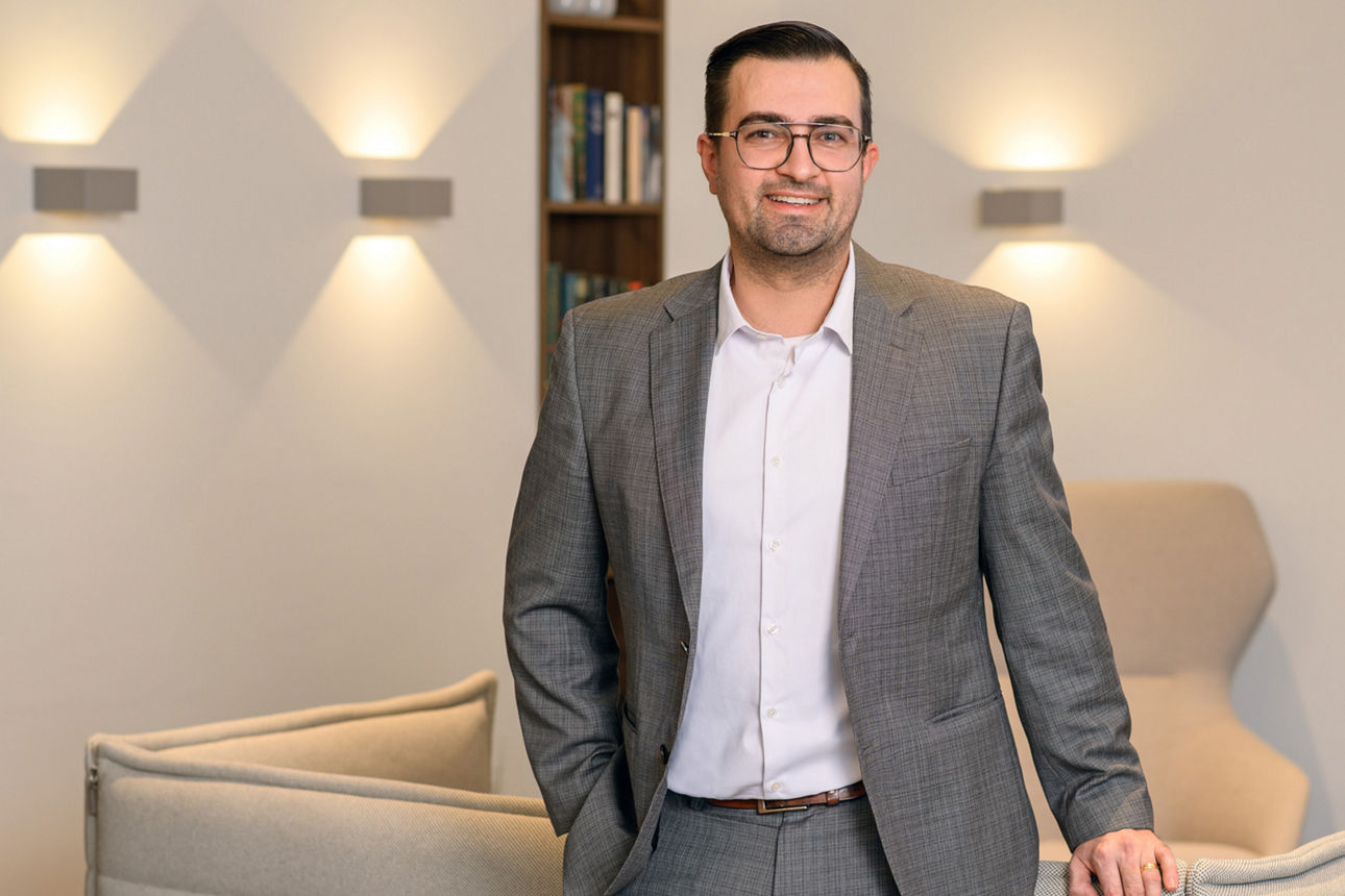 Unser Mitarbeiter Benjamin Dehm.