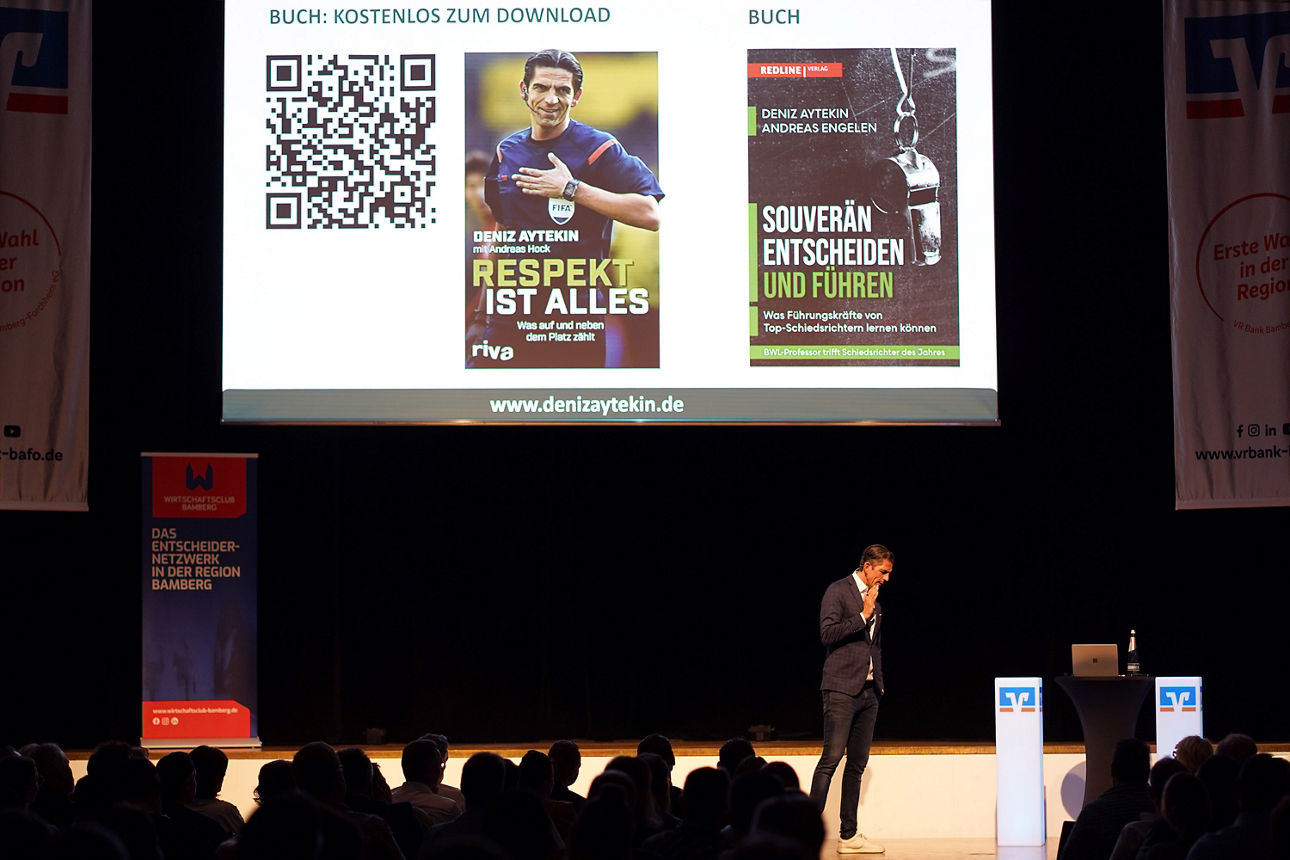 Deniz Aytekin begeisterte sein Publikum mit spannenden Ausführungen