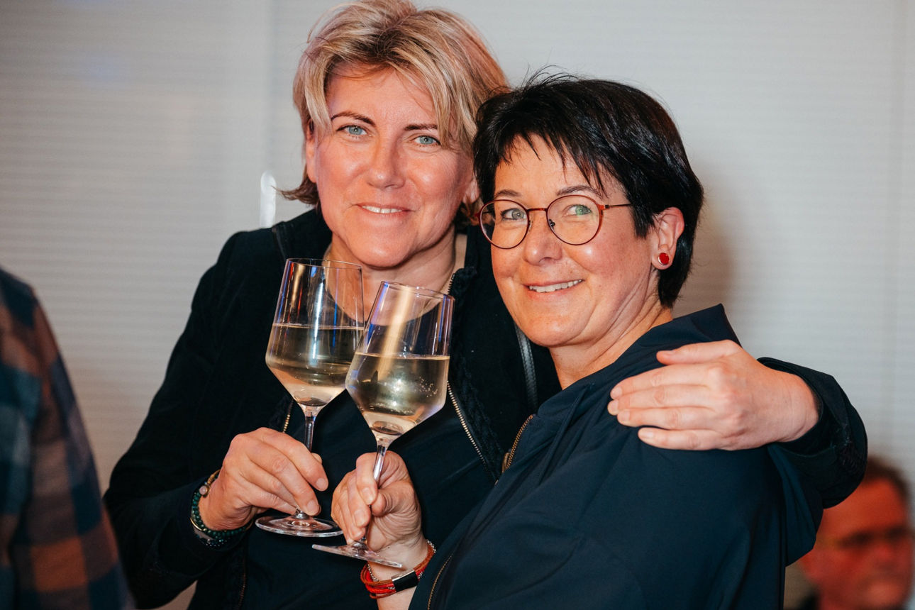 Der Abend wurde bei guten Gesprächen genossen.