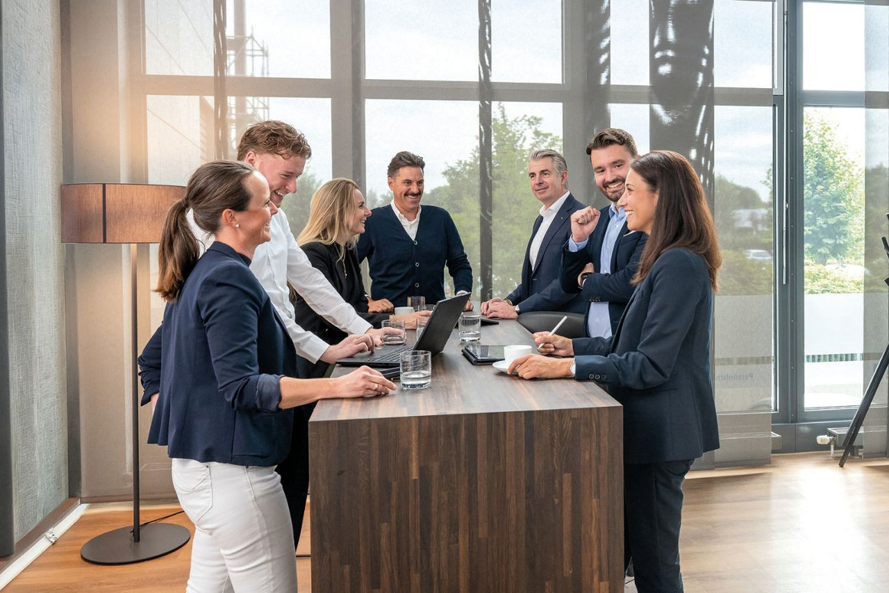 Mitarbeitende Volksbank im Westen