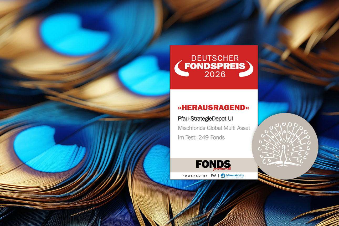 Das Prädikat "Herausragend" für das Pfau-StrategieDepot UI