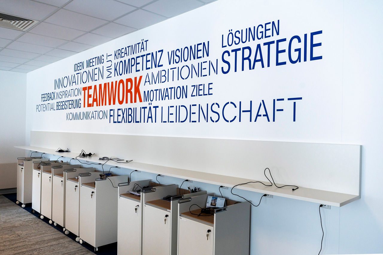 Wandtattoo Schriftzug
