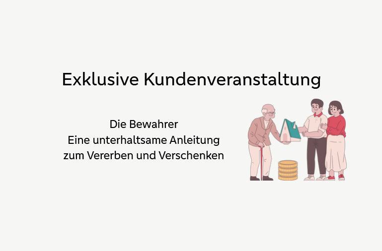 Ein älterer Mann übergibt sein Haus an jüngere Menschen