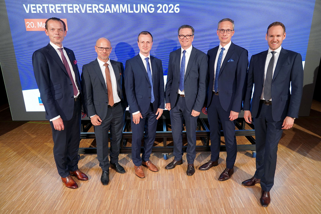 v.l. Thomas Schwarz, Alexander Brehm, Stephan Merz, Reinhold Nastvogel, Joachim Hausner und Sven Müller.