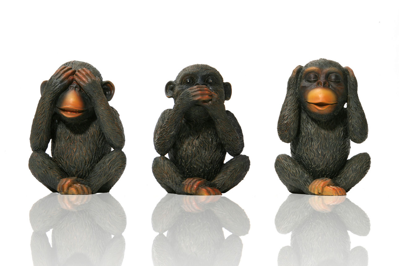 See No Evil. Speak No Evil, Hear No Evil Monkeys