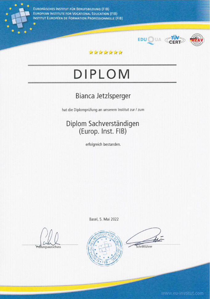 Diplom Sachverständige