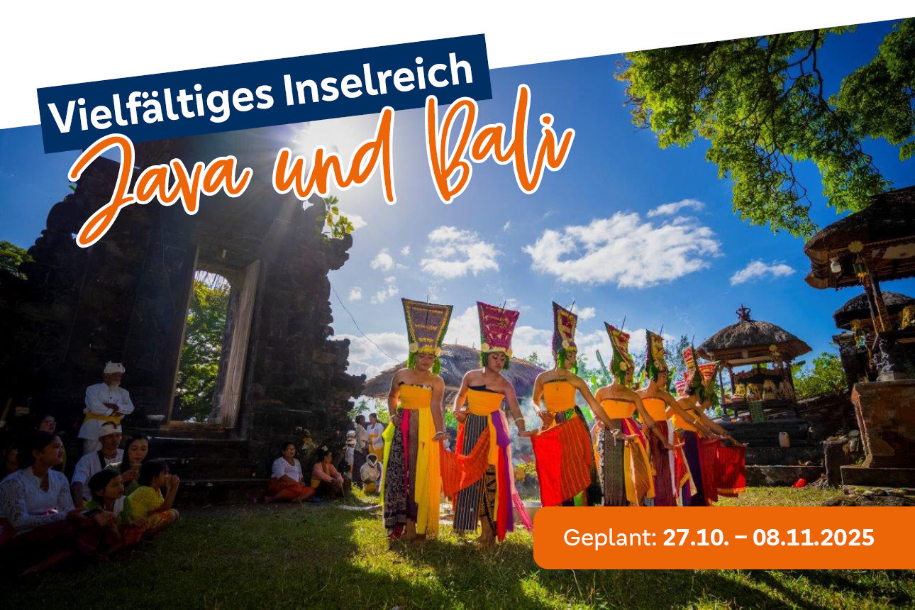 Festtanz von Frauen auf Bali