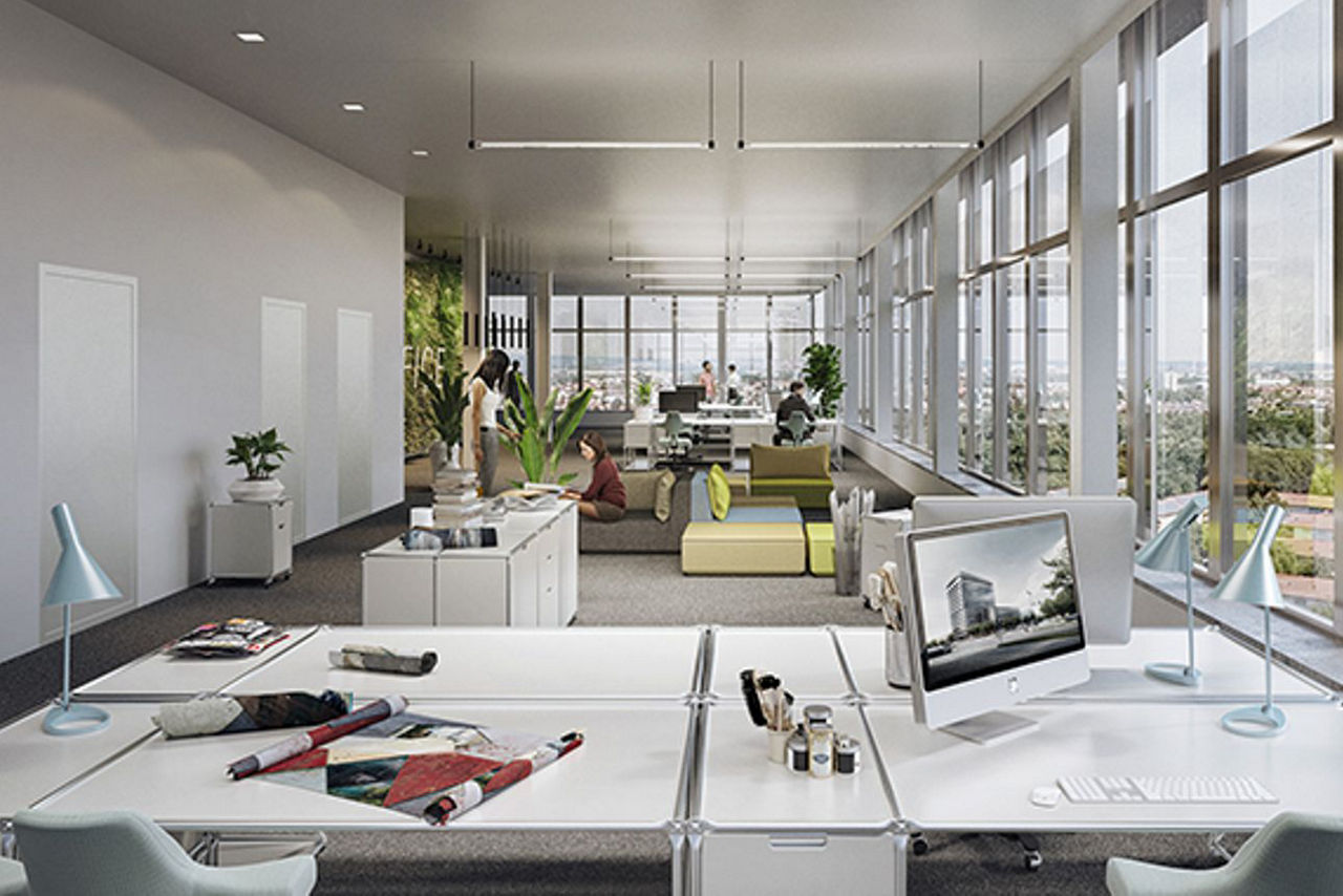 Modellbild Büro