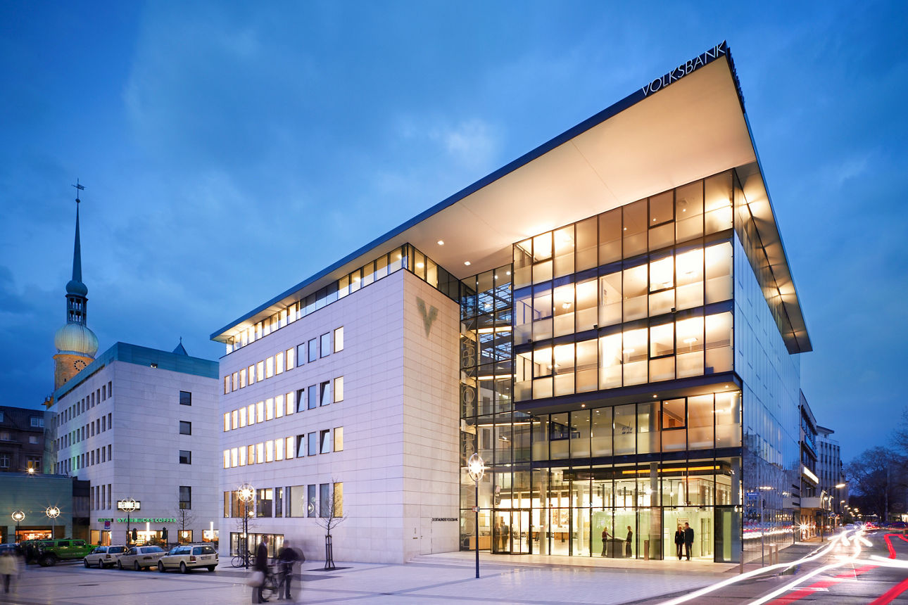 Hauptstelle der Dortmunder Volksbank in der Betenstraße