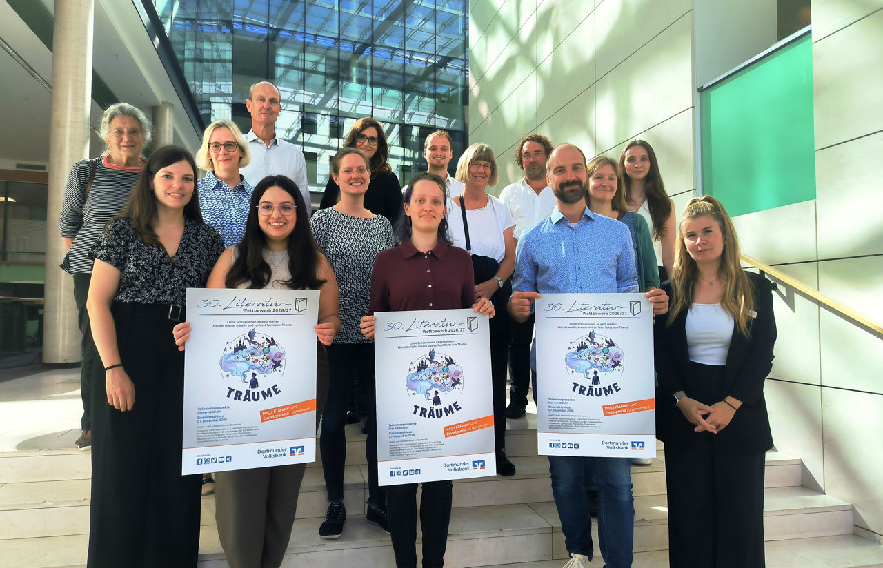 Gruppenfoto Literaturwettbewerb