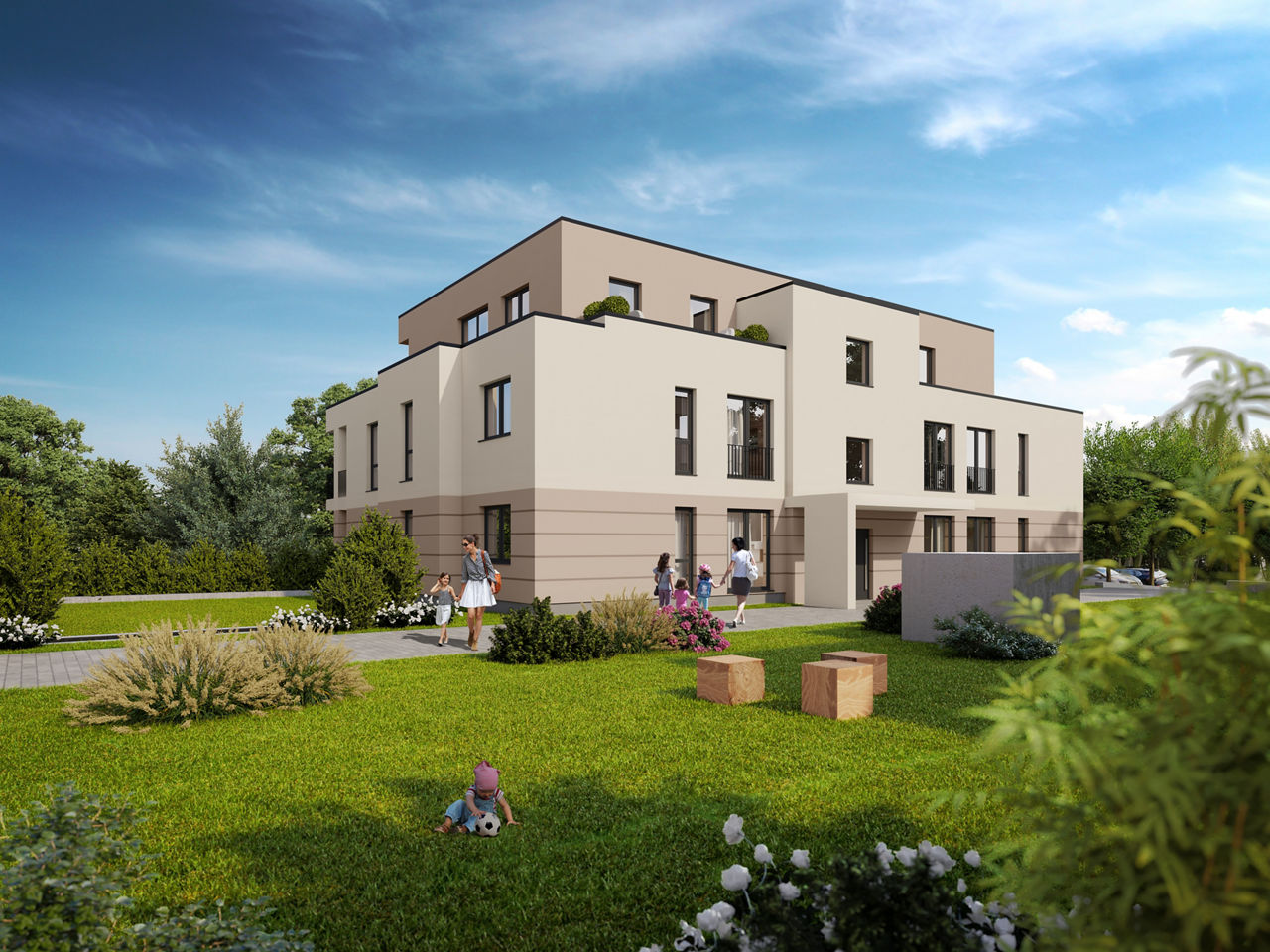 Illustration: Wohnpark am Hainbach in Dudenhofen