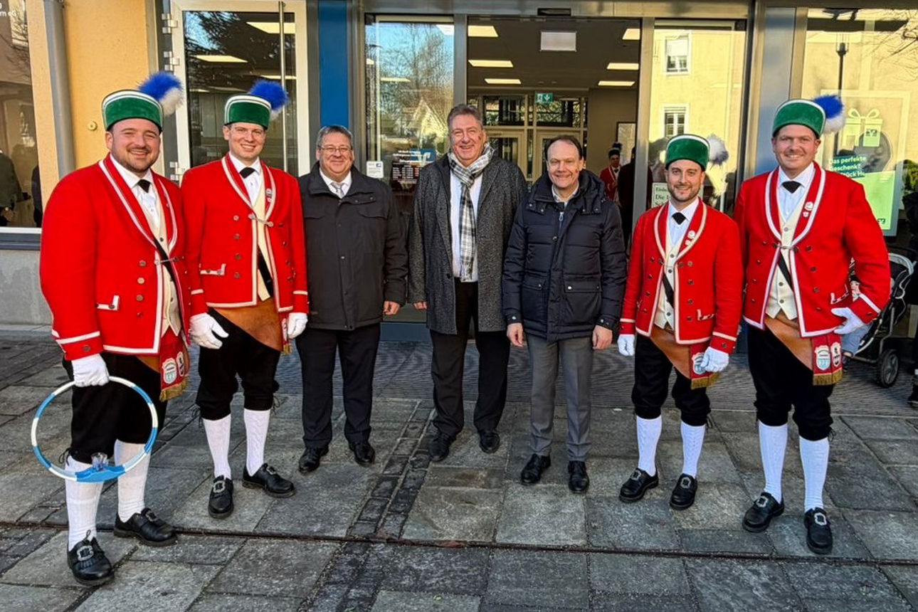 Unsere Schäffler, Kollegen von der Bank, mit unseren Vorständen