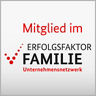 Hier sehen Sie das Logo unserer Mitgliedschaft bei Erfolgsfaktor Familie, dem Unternehmensnetzwerk.