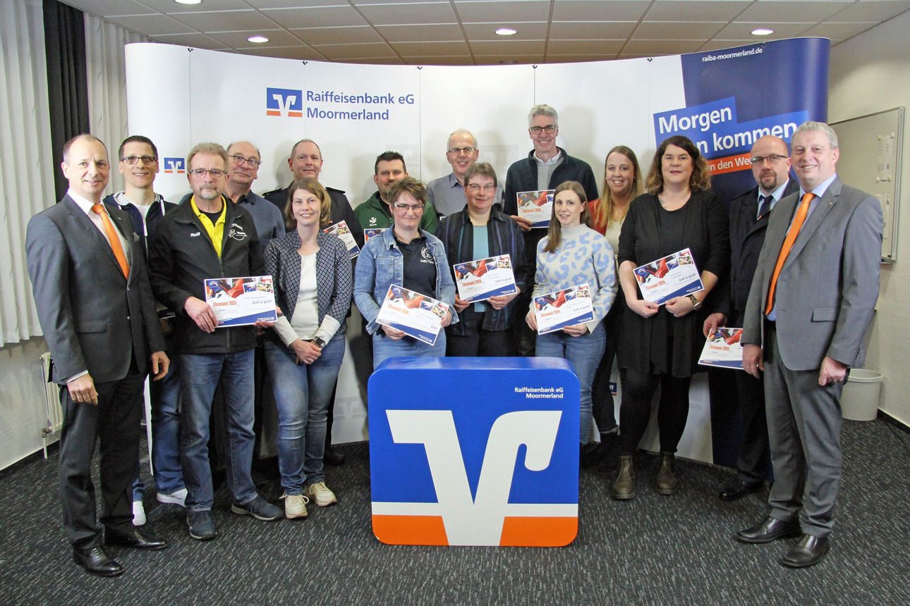 Gruppenbild Ehrenamtsabend