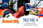 Ehrenamtsnachmittag 2026 mit Schecksumme in Höhe von 142.145€